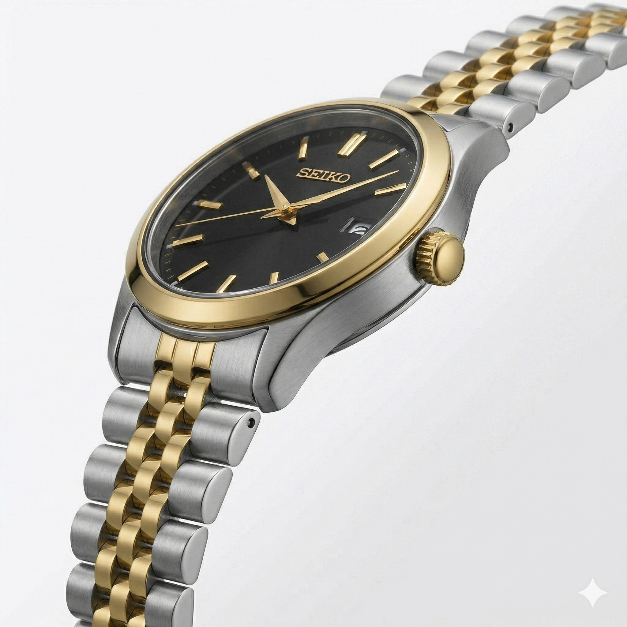 Seiko | SUR309 | Black Dial/Two Tone | Men's Watch