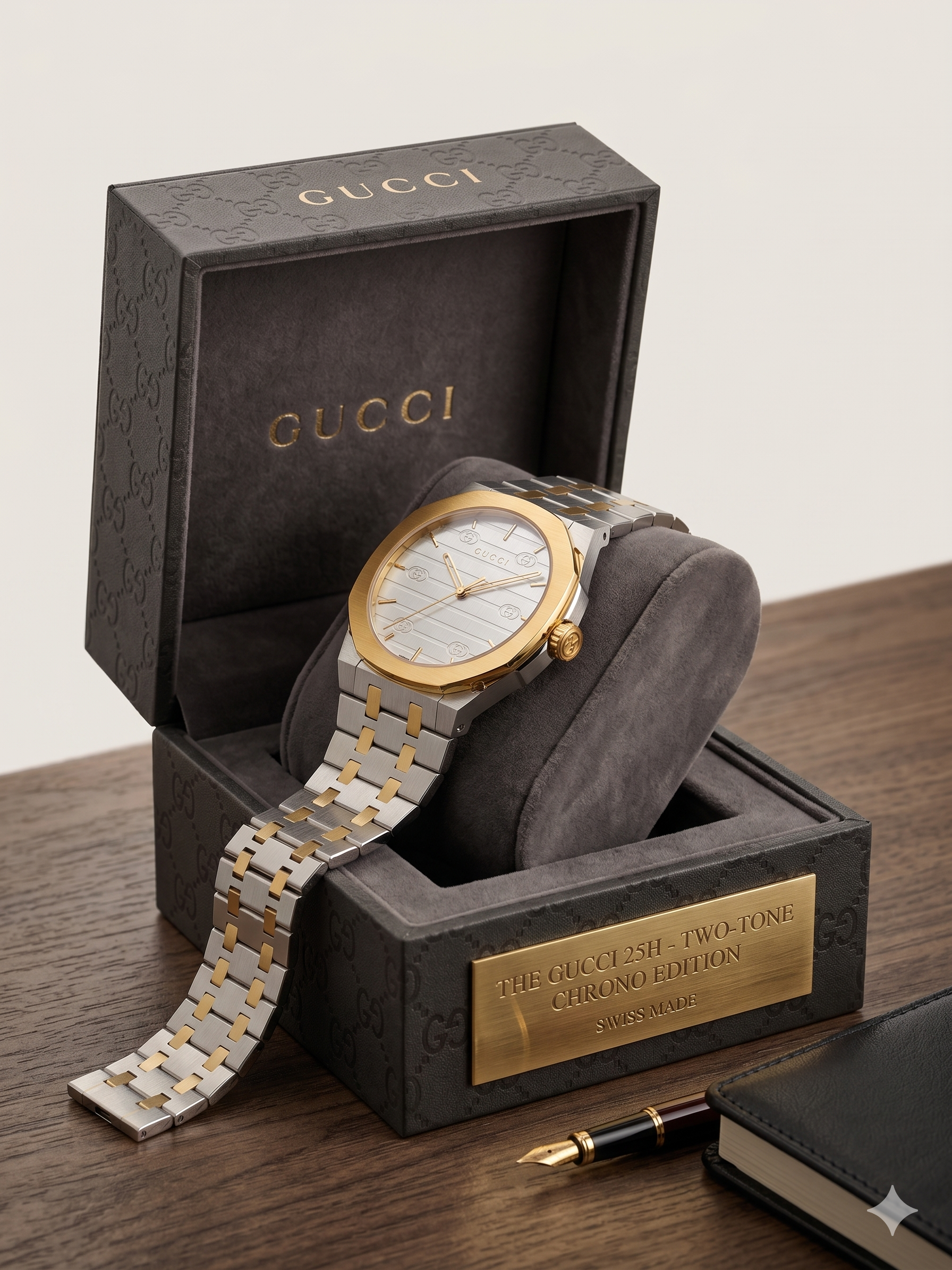 Gucci | 25H | Dual Tone/White | Replica