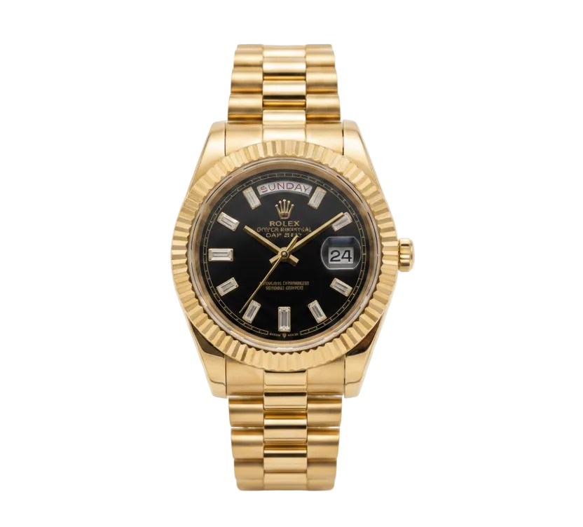 Rolex | Daydate | Gold/Black | Replica